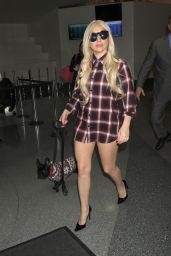 Lady Gaga - at LAX Airport, February 2015