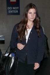 Lana Del Rey - Arriving at LAX Airport, February 2015