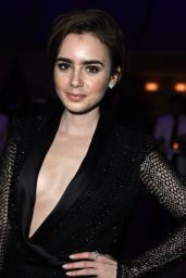 Lily Collins - 2015 Vanity Fair Oscar Party in Hollywood