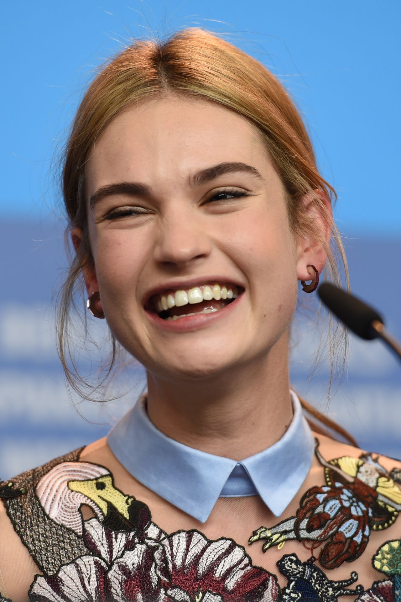 Lily James 'Cinderella' Photocall at 2015 Berlin Film