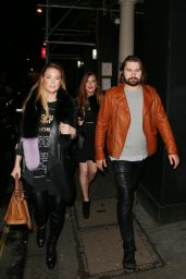 Lindsay Lohan Night out Style - Out in London, Feb. 2015