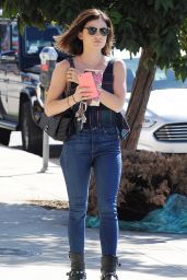 Lucy Hale Booty in Jeans - Out in Studio City, February 2015