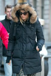 Maria Sharapova Winter Style - Out in Krakow in Poland, February 2015