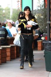Michelle Rodriguez Street Style - Out in Beverly Hills, February 2015