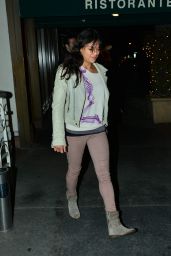 Michelle Rodriguez Style - Out for Dinner at Madeo Restaurant in Los Angeles, Feb 2015