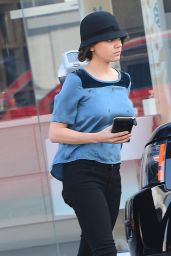 Mila Kunis Street Style - Leaving Sweet Lady Jane Bakery in Los Angeles, Feb. 2015