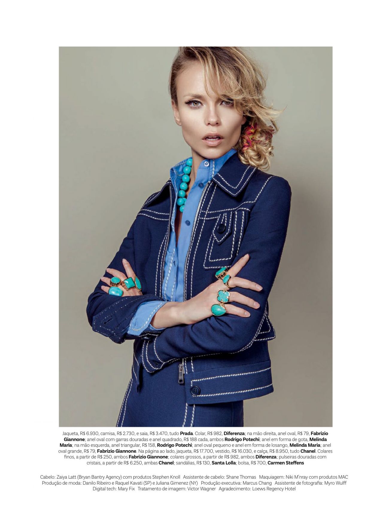 Natasha Poly Vogue Magazine Brazil February Issue Celebmafia