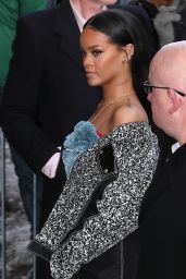 Rihanna Fashion- Arriving at Kanye West