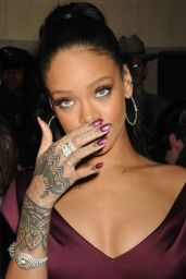 Rihanna - Zac Posen Fashion Show in New York City, February 2015