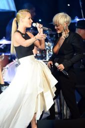 Rita Ora Performs at Pre-GRAMMY 2015 Gala and Salute To Industry Icons in Beverly Hills