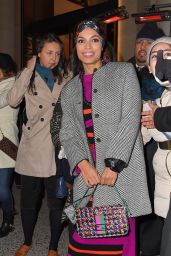 Rosario Dawson – Fendi New York Flagship Boutique Inauguration Party, February 2015