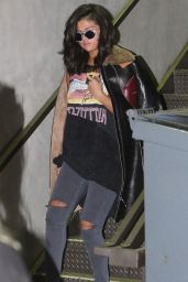 Selena Gomez Casual Style - Out in West Hollywood, February 2015