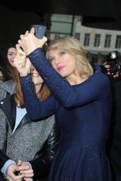 Taylor Swift at BBC Radio 1 Studios in London, February 2015
