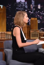 Taylor Swift at The Tonight Show with Jimmy Fallon in New York, February 2015