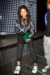 Zendaya Coleman Casual Style - at BOA Steakhouse in Los Angeles, Feb. 2015