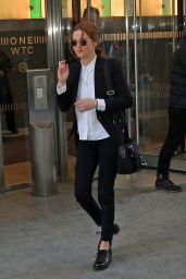 Zoey Deutch - Leaving The World Trade Center in New York City, Feb. 2015