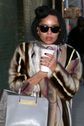 Zoë Kravitz Style - Out in New York City, February 2015