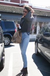 Alessandra Ambrosio at the Brentwood Country Mart in Los Angeles, March 2015