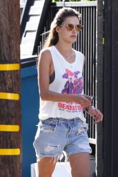 Alessandra Ambrosio out in Brentwood, March 2015