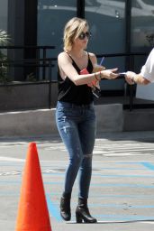 Ashley Benson Booty in Jeans - Getting Coffee in West Hollywood, March 2015
