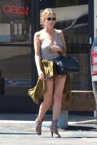 Ashley Benson Shows Off Her Legs in Jeans Shorts - at a Liquor Store in LA, March 2015