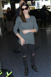 Ashley Greene at LAX Airport, March 2015