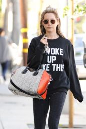Ashley Tisdale at a Gym in West Hollywood, March 2015