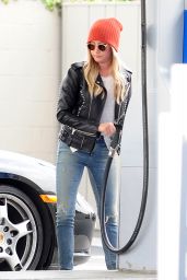 Ashley Tisdale Booty in Jeans - Gets Gas in Toluca Lake, March 2015