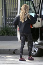 Ashley Tisdale in Tights - Leaving the Gym in West Hollywood – March 2015