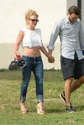 Britney Spears Casual Style - at Her Son