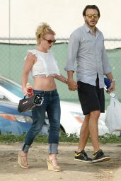 Britney Spears Casual Style - at Her Son
