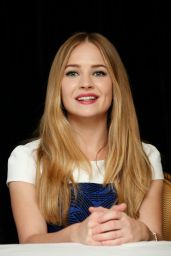 Britt Robertson - The Longest Ride Press Conference in New York City