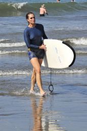 Brooke Shields - Surfing Lesson in Costa Rica, March 2015