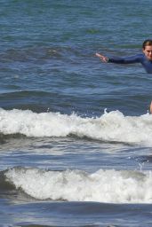 Brooke Shields - Surfing Lesson in Costa Rica, March 2015