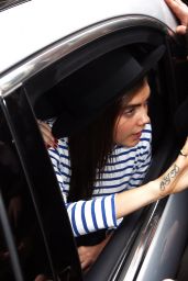 Cara Delevingne Street Style - Leaving a Hotel in Paris, March 2015