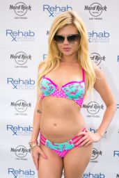Chanel West Coast in a Bikini - REHAB Pool Party at the Hard Rock Hotel in Las Vegas