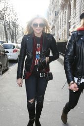 Chloe Moretz Street Style - Out in Paris, March 2015