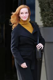 Christina Hendricks Street Style – Out in New York City, March 2015