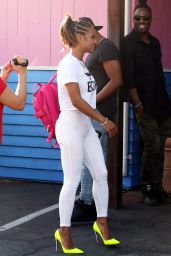 Christina Milian - Outside a Pink Taco in Los Angeles, March 2015