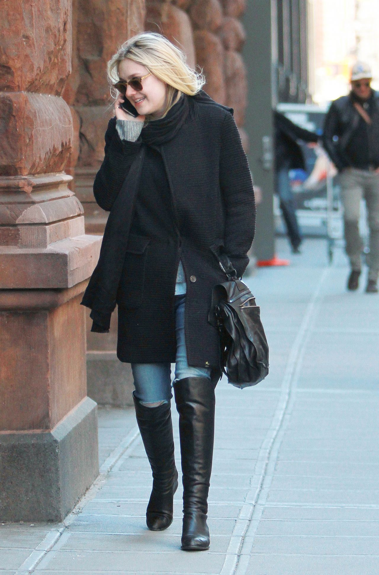 Dakota Fanning - Out in NYC, March 2015 • CelebMafia