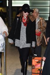 Dakota Johnson at Charles de Gaulle Airport in France, March 2015