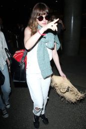 Dakota Johnson at LAX Airport, March 2015