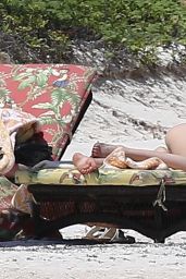 Dakota Johnson Bikini Candids - On the Beach in Cancun, March 2015