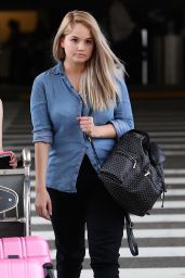 Debby Ryan - at LAX Airport in Los Angeles, March 2015