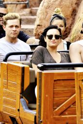 Demi Lovato at Disneyland in Anaheim, March 2015