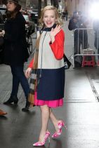 Elisabeth Moss – Arrives at The View in New York City, March 2015