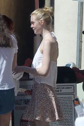 Elle Fanning Street Style - Out in Los Angeles, March 2015