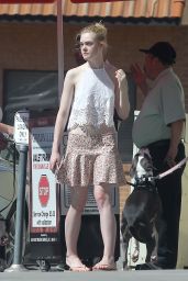 Elle Fanning Street Style - Out in Los Angeles, March 2015