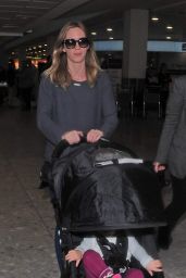 Emily Blunt - Heathrow airport in London - March 2015