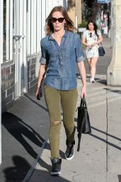 Emily Blunt Street Style - Shopping in West Hollywood - March 2015